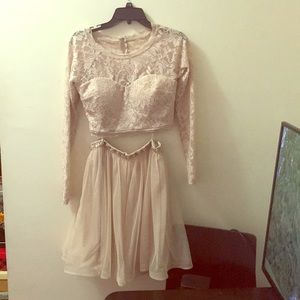 Two piece long sleeve dress